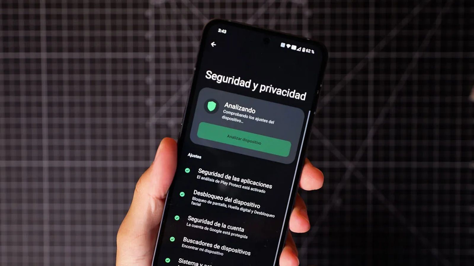 Ajustes de seguridad en Android