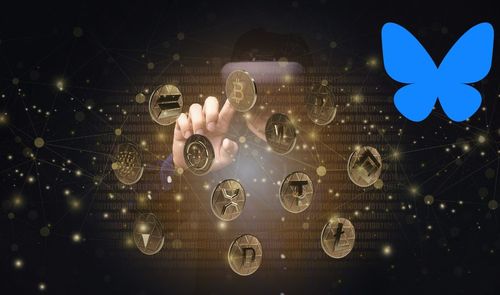 criptomonedas logo bluesky