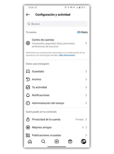 historial instagram