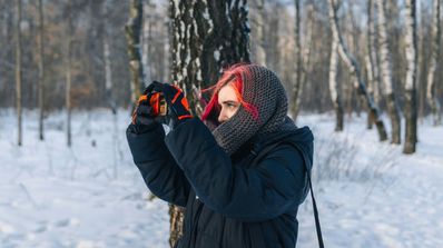 movil nieve chica