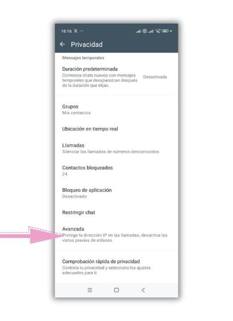 privacidad whatsapp