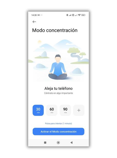 Modo de concentración en HyperOS Xiaomi