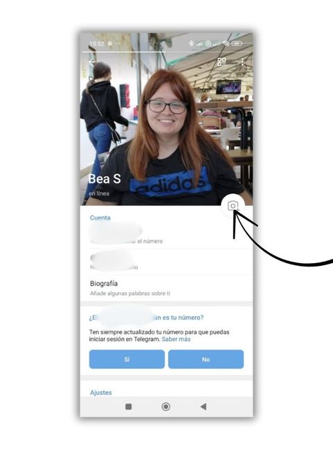 subir fotos videos telegram perfil