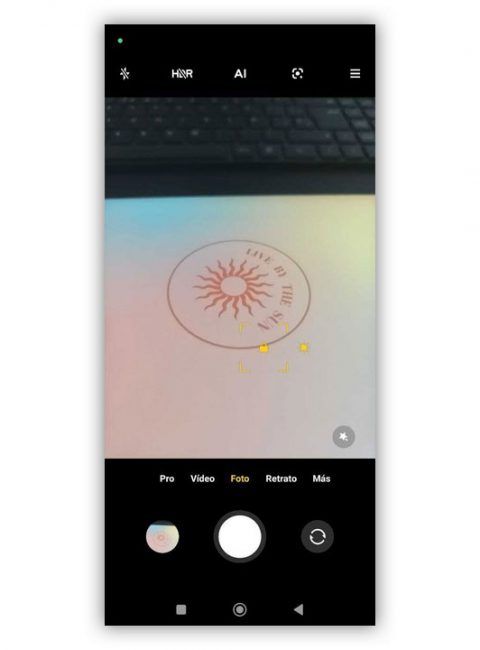 camara Xiaomi bloquear enfoque