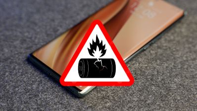 peligro bateria del telefono movil