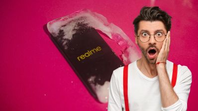 realme c75 helado chico asombrado