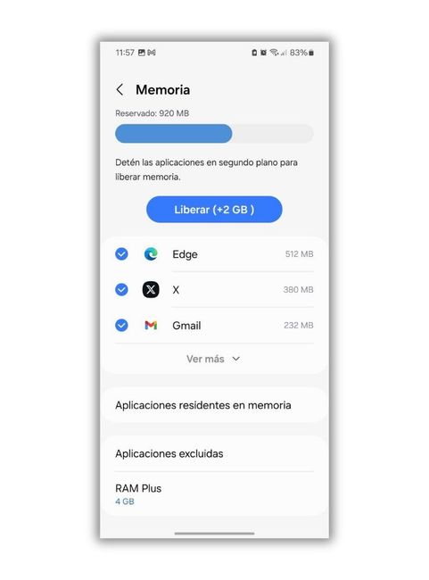 memoria Samsung ram plus