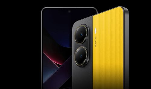 poco x7 pro sobre fondo negro