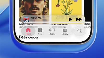 Liquid Glass iPhone