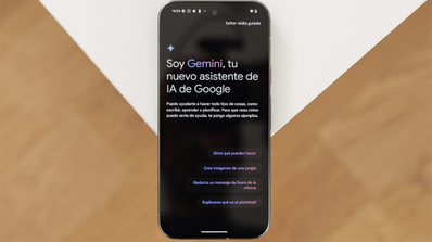 Móvil Android con Gemini.