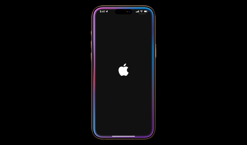 Movil iPhone con logotipo de la marca.