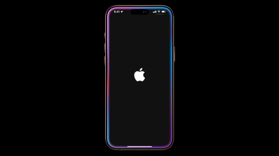 Movil iPhone con logotipo de la marca.