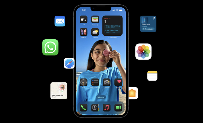 iPhone 16e con iOS