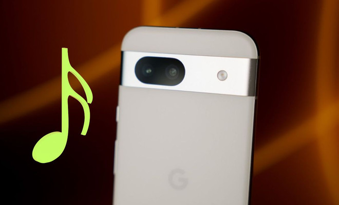 Destacada Google Pixel 8a con nota musical