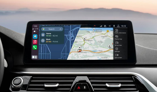 Google Maps en CarPlay.