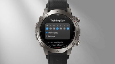 amazfit falcon fondo gris