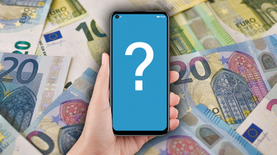 Dinero detrás de un movil