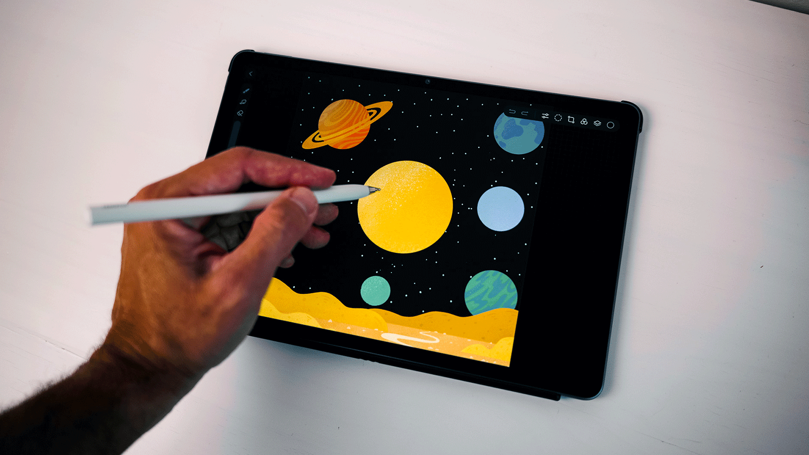 Dibujando con el HUAWEI M-Pencil en Huawei MatePad 11.5 2025