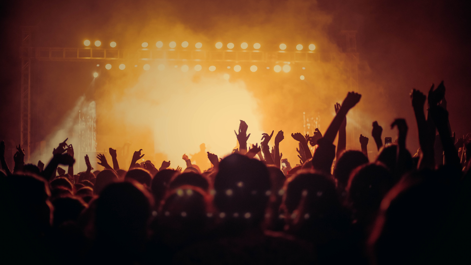 muchas personas disfrutando concierto