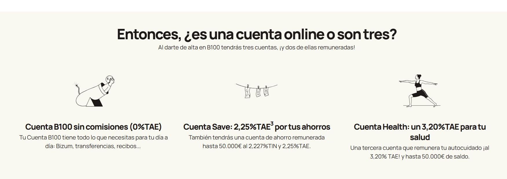 Oferta Cuenta Save de B100