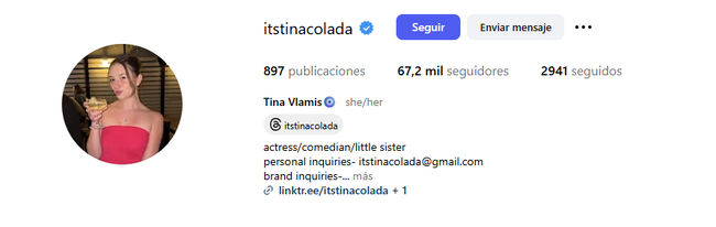 Perfil de Tina Vlamis