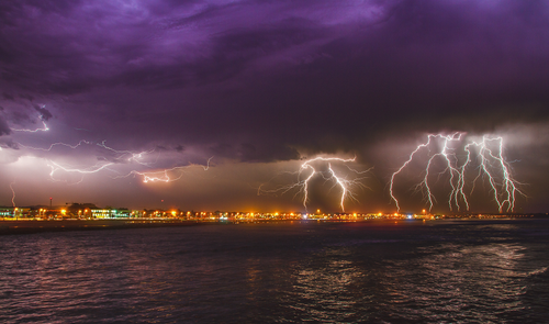 Tormenta en el mar