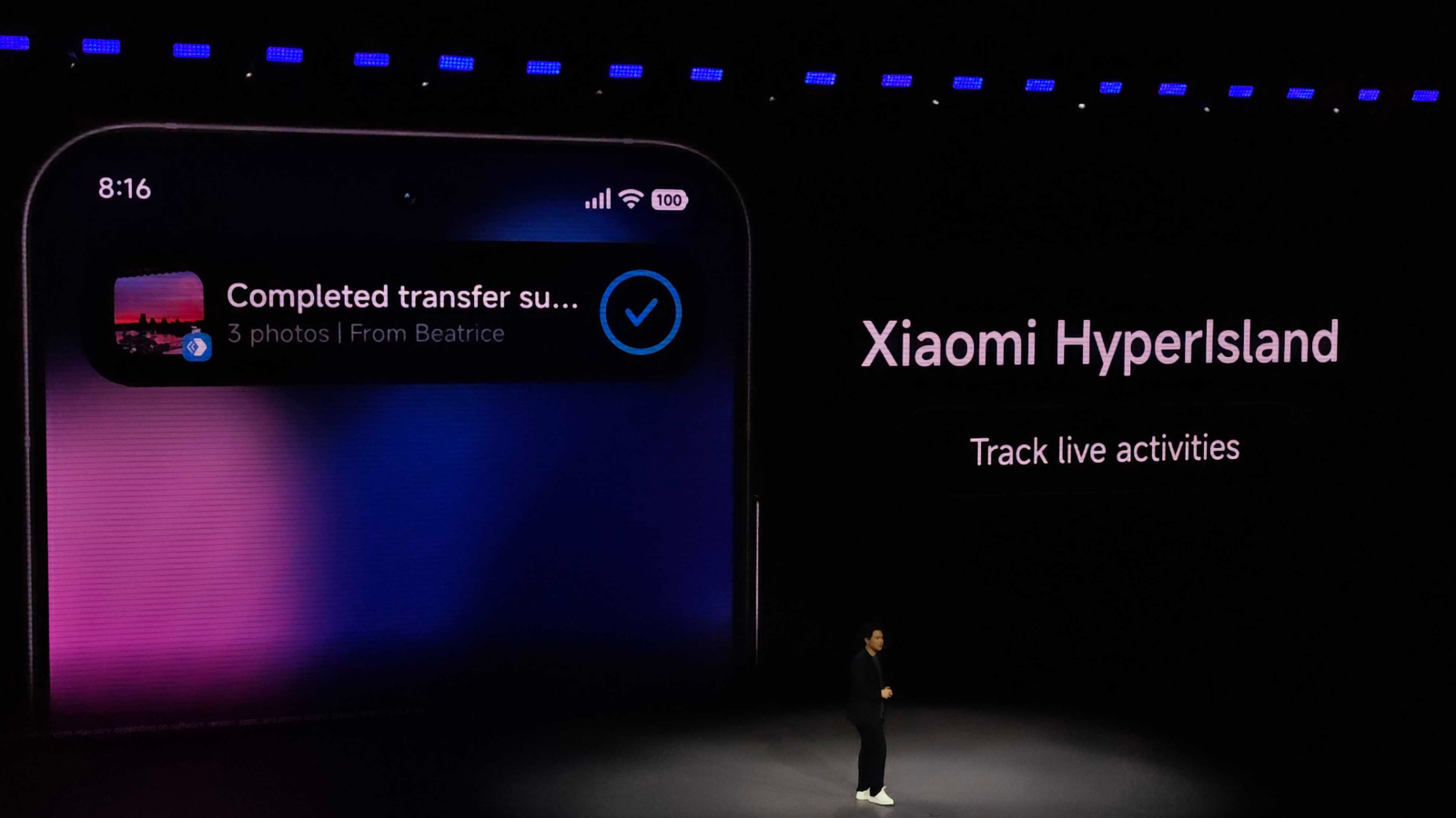 Evento de presentación de Xiaomi