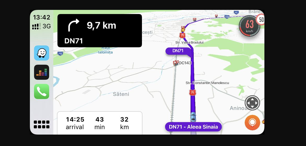 Captura de Android Auto