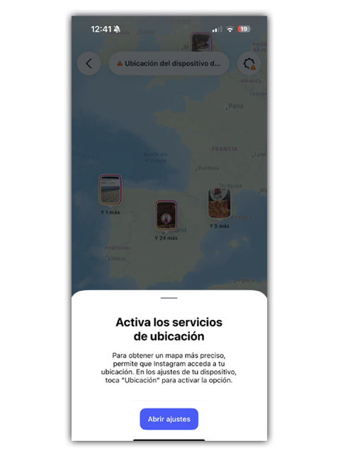 Mapas de Instagram.