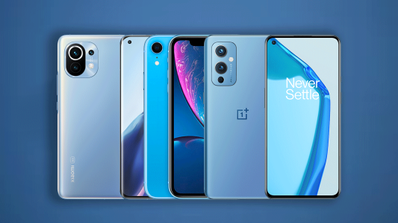 Moviles OnePlus, Xiaomi y Apple