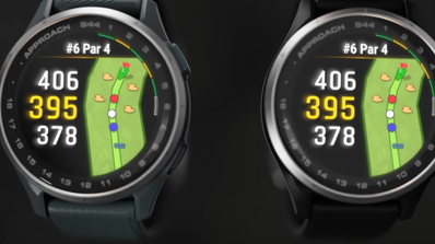 Reloj con funciones de golf