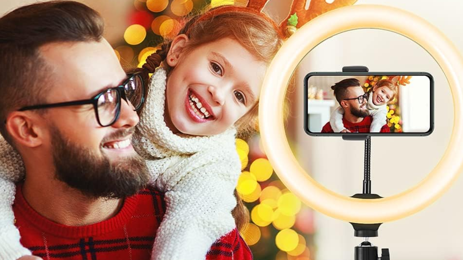 Aro de Luz con Trípode Alto LIPETY