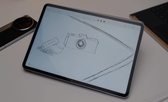 Xiaomi Pad 7 con un dibujo