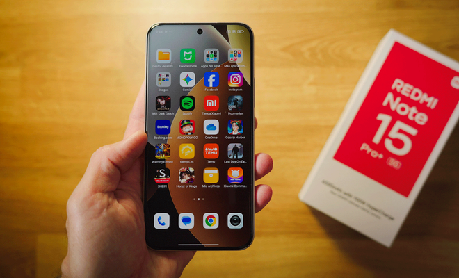Juegos y aplicaciones en el REDMI Note 15 Pro+