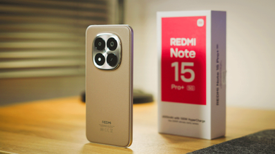 REDMI Note 15 Pro+ junto a su caja
