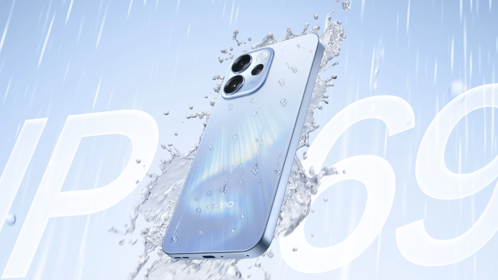 Resistencia IP69 en la serie OPPO Reno15