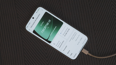 realme GT8 Pro con versión realme UI 7