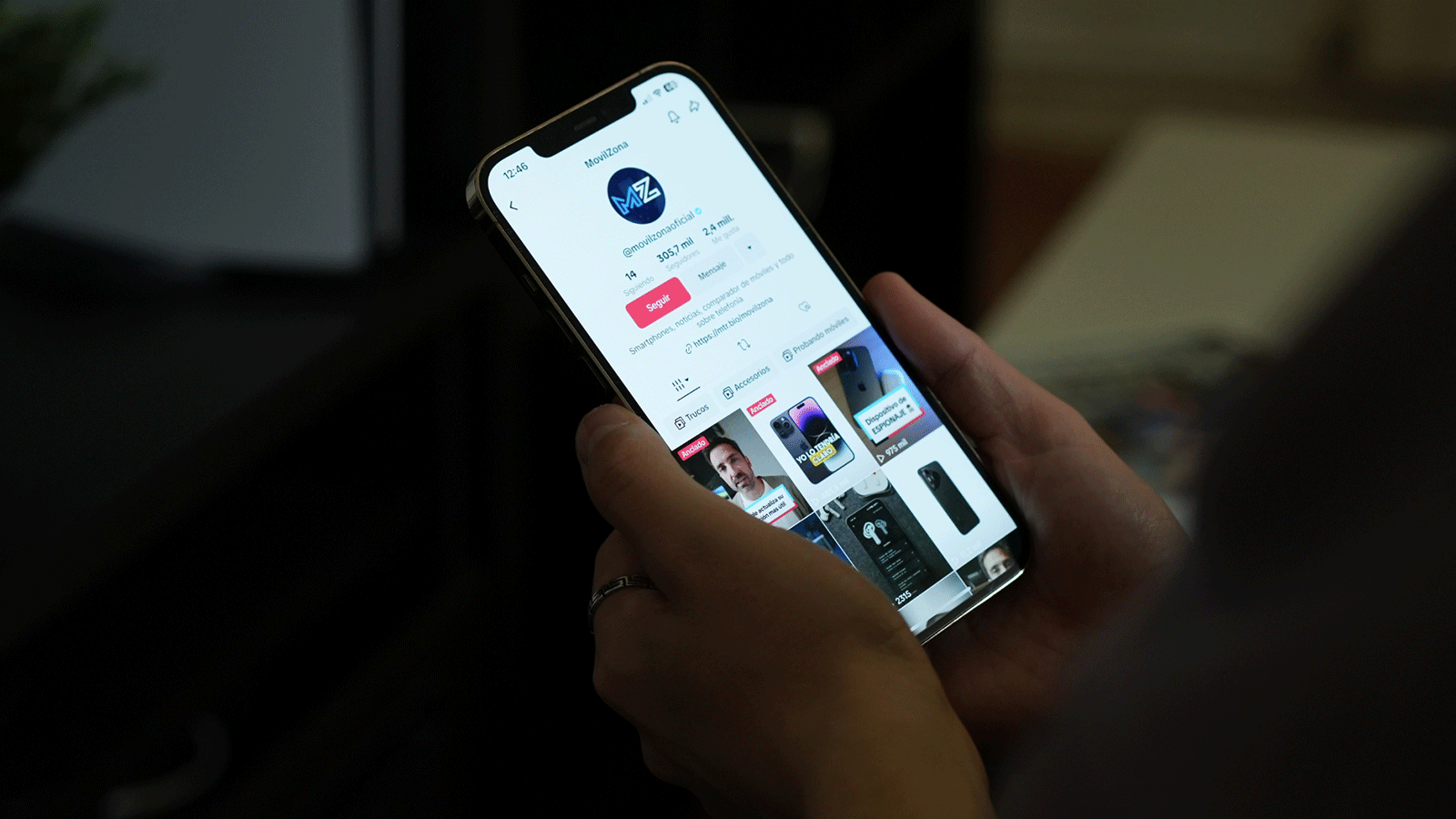 Perfil de TikTok MovilZona