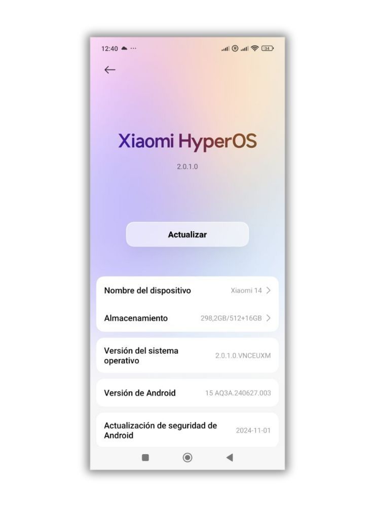 actualizar movil