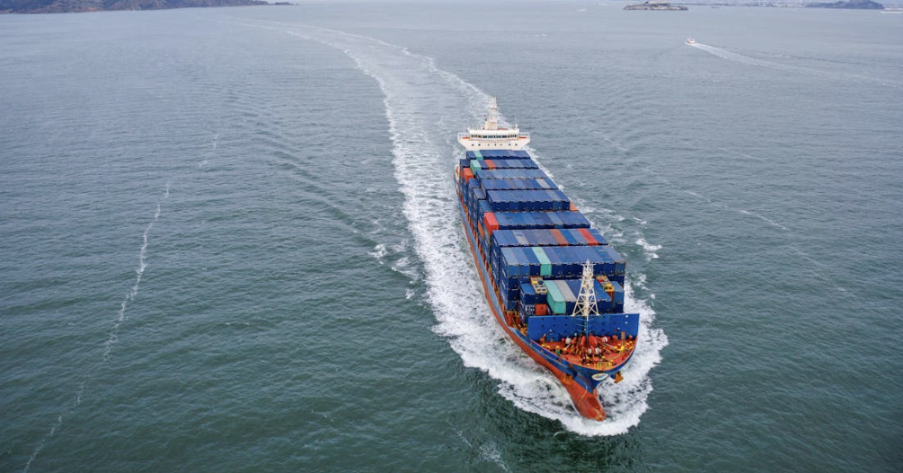Barco de mercancias.