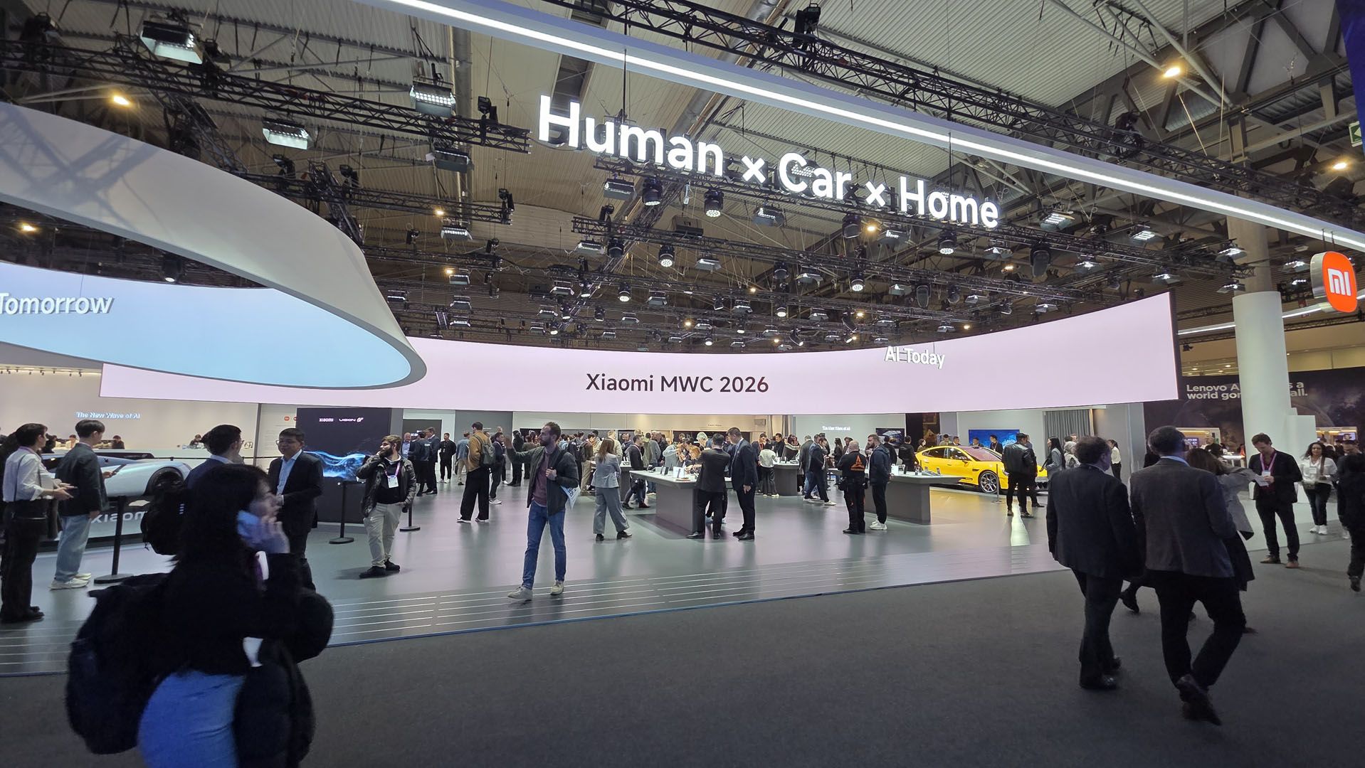 Stand de Xiaomi en el MWC 2026 | Foto MovilZona