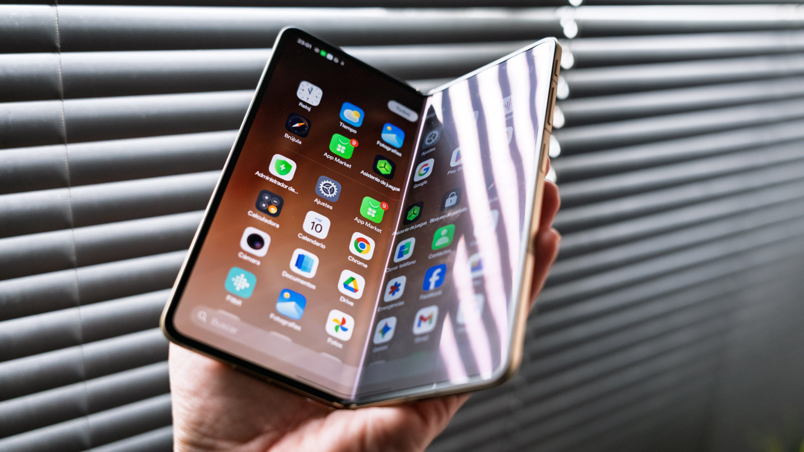 Diseño de la pantalla del OPPO Find N6