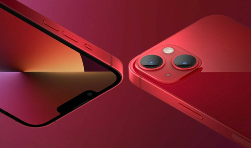 Diseño y pantalla del iPhone 13 Product RED