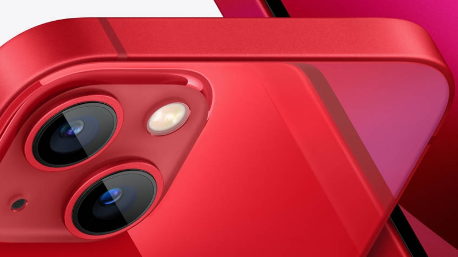 Cámaras del iPhone 13 en color Product RED