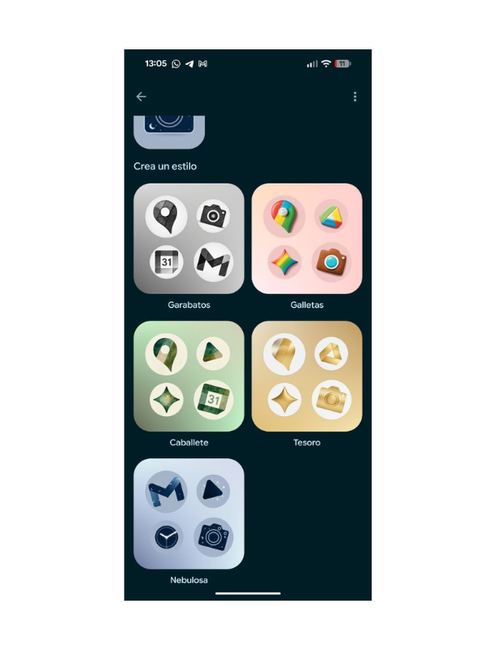Pasos para personalizar iconos con IA en un Google Pixel