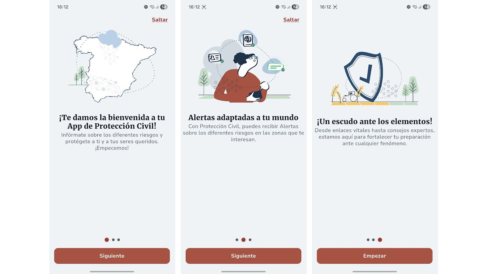 Aplicación Alertas Protección Civil