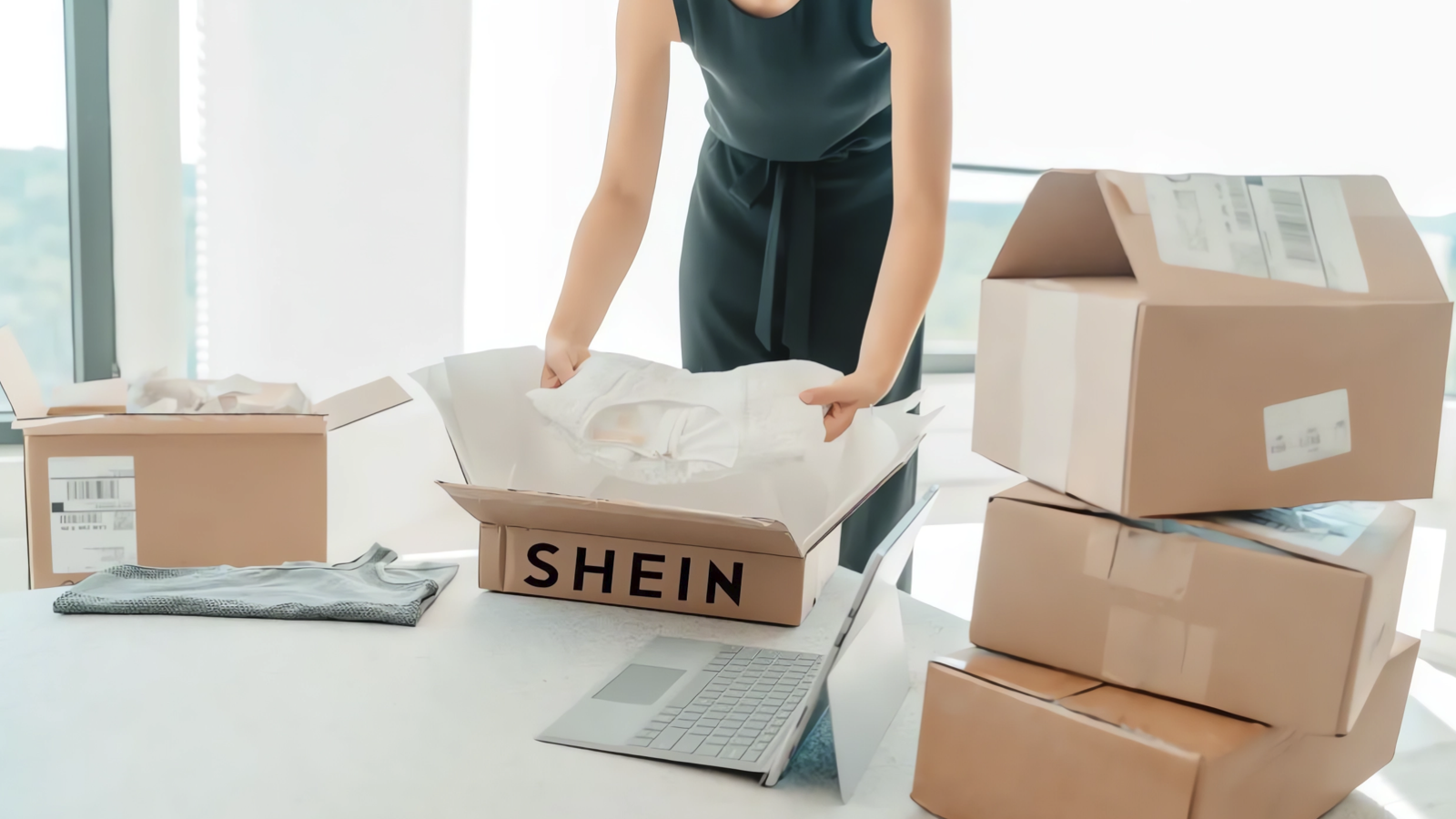 cajas de shein
