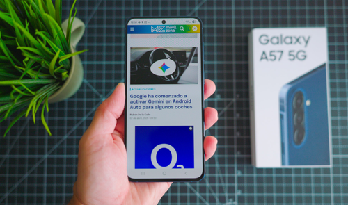 Pantalla del Samsung Galaxy A57