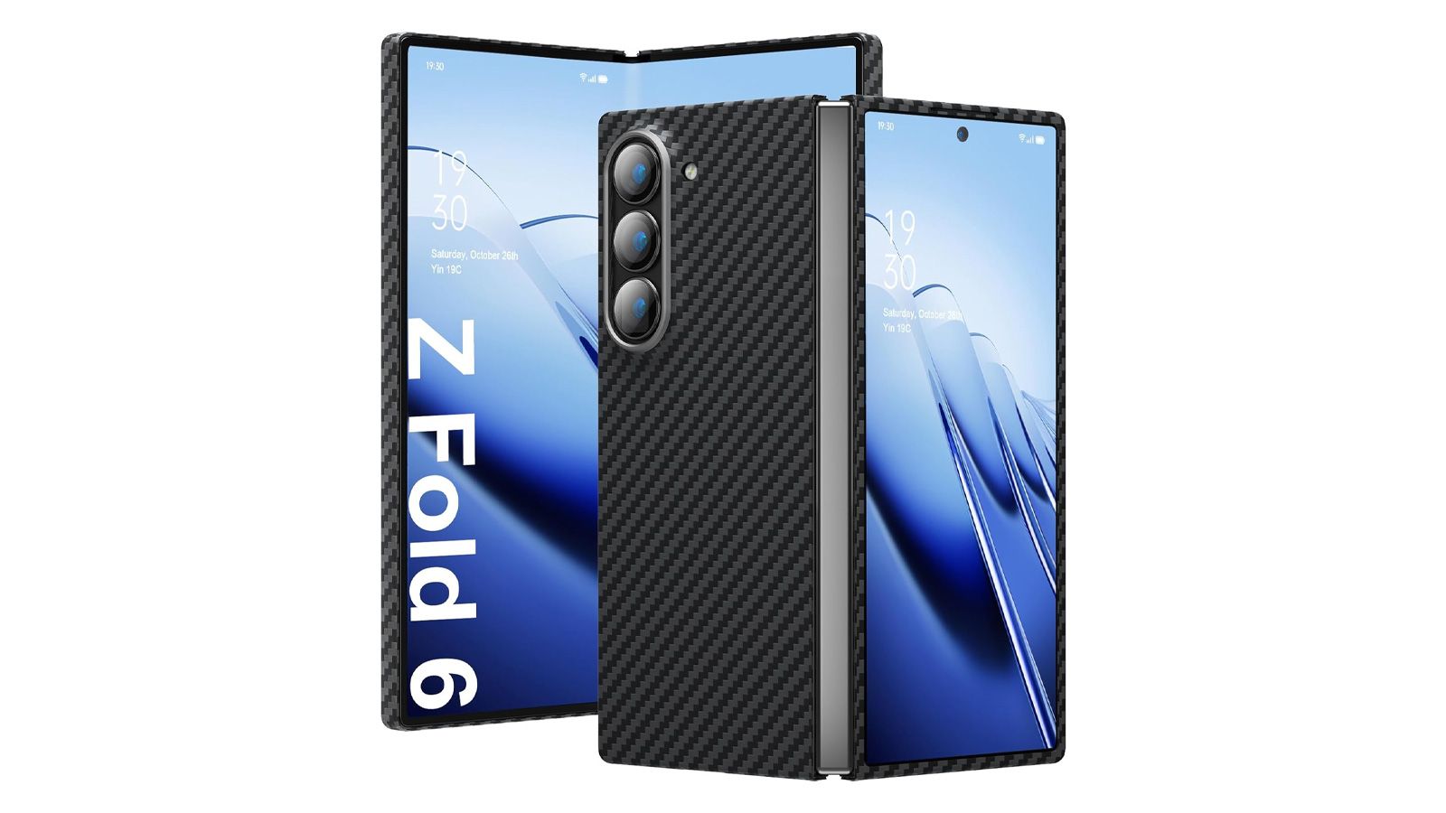 Funda de fibra de aramida para el Samsung Galaxy Z Fold6