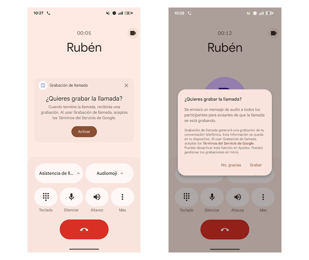 Activar la grabación de llamadas en los Google Pixel